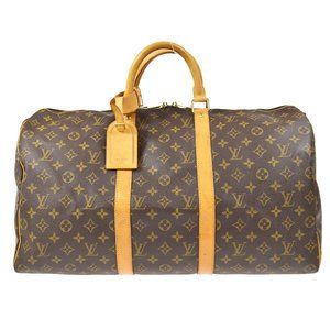 LOUIS VUITTON KEEPALL 50 TRAVEL HAND BAG MONOGRAM